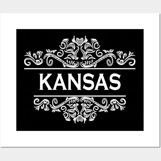 Kansas State Wall Art by Hastag Pos